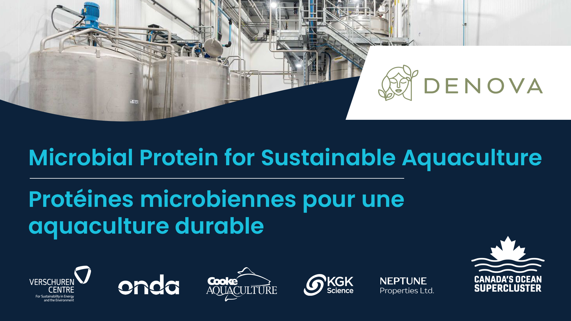 Supergrappe des océans du Canada annonce le projet Protéines microbiennes pour une aquaculture durable de 7,2 M$ 