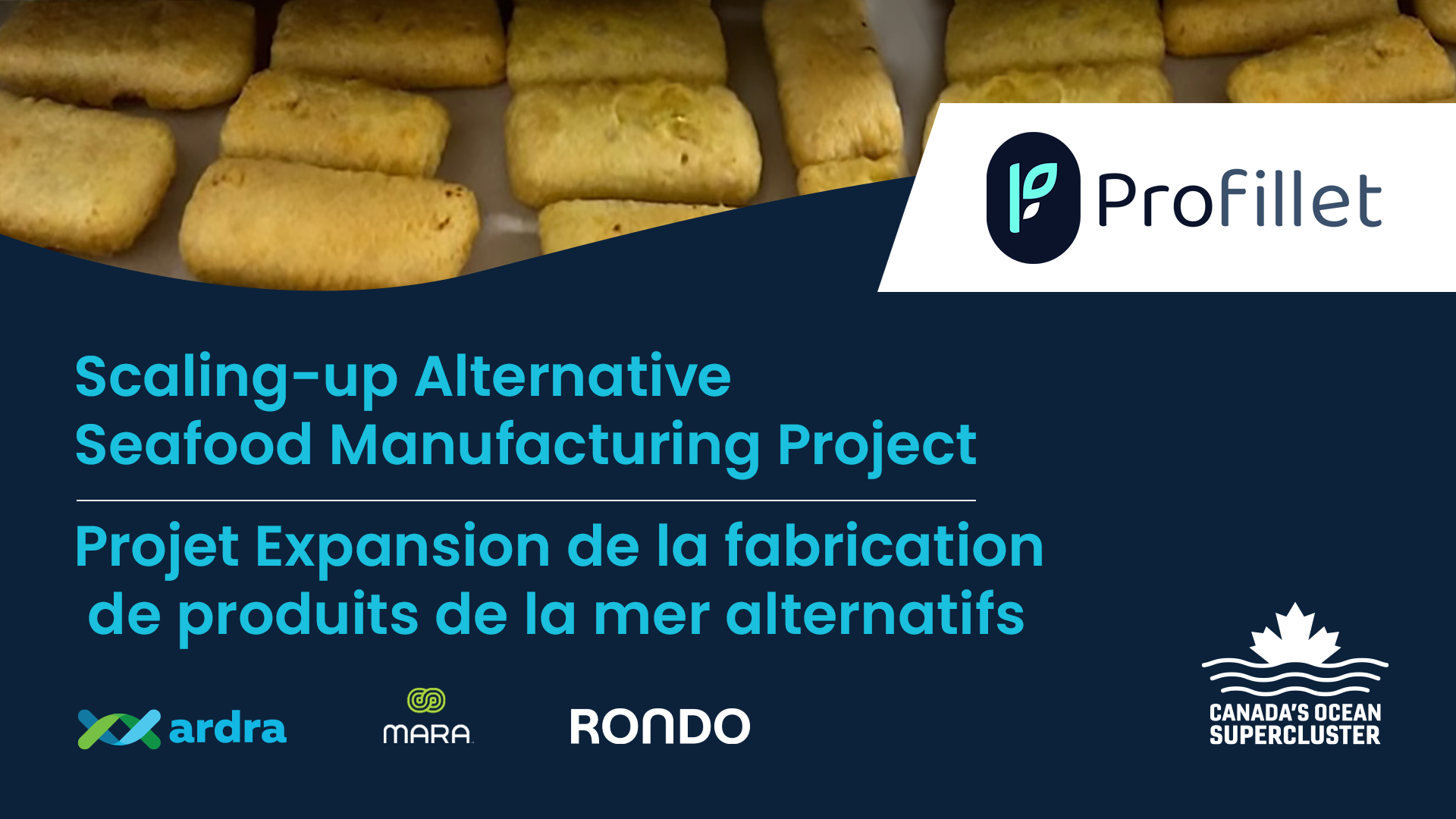 Supergrappe des océans du Canada annonce le projet Expansion de la fabrication de produits de la mer alternatifs de 1,9 M$