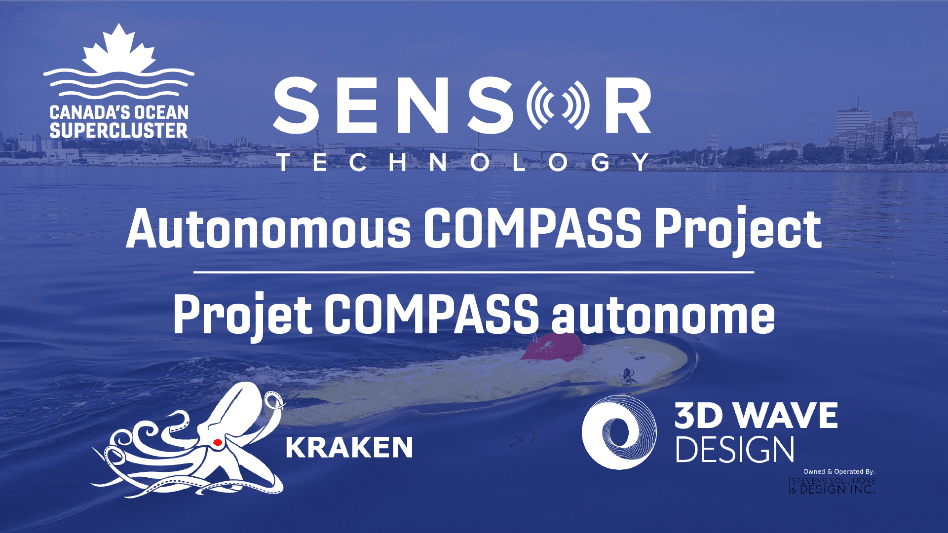 This project is the first of its kind in Canada and will allow for faster, more reliable and affordable data acquisition. Led by Sensor Technology, with its partners Kraken Robotics and 3D Wave Design, the Autonomous COMPASS Project team will work together to develop a compact, multi-element passive acoustic monitoring system to conduct passive acoustic monitoring (PAM), which is used in defence applications, oceanographic research, marine mammal protection activities, and energy exploration.