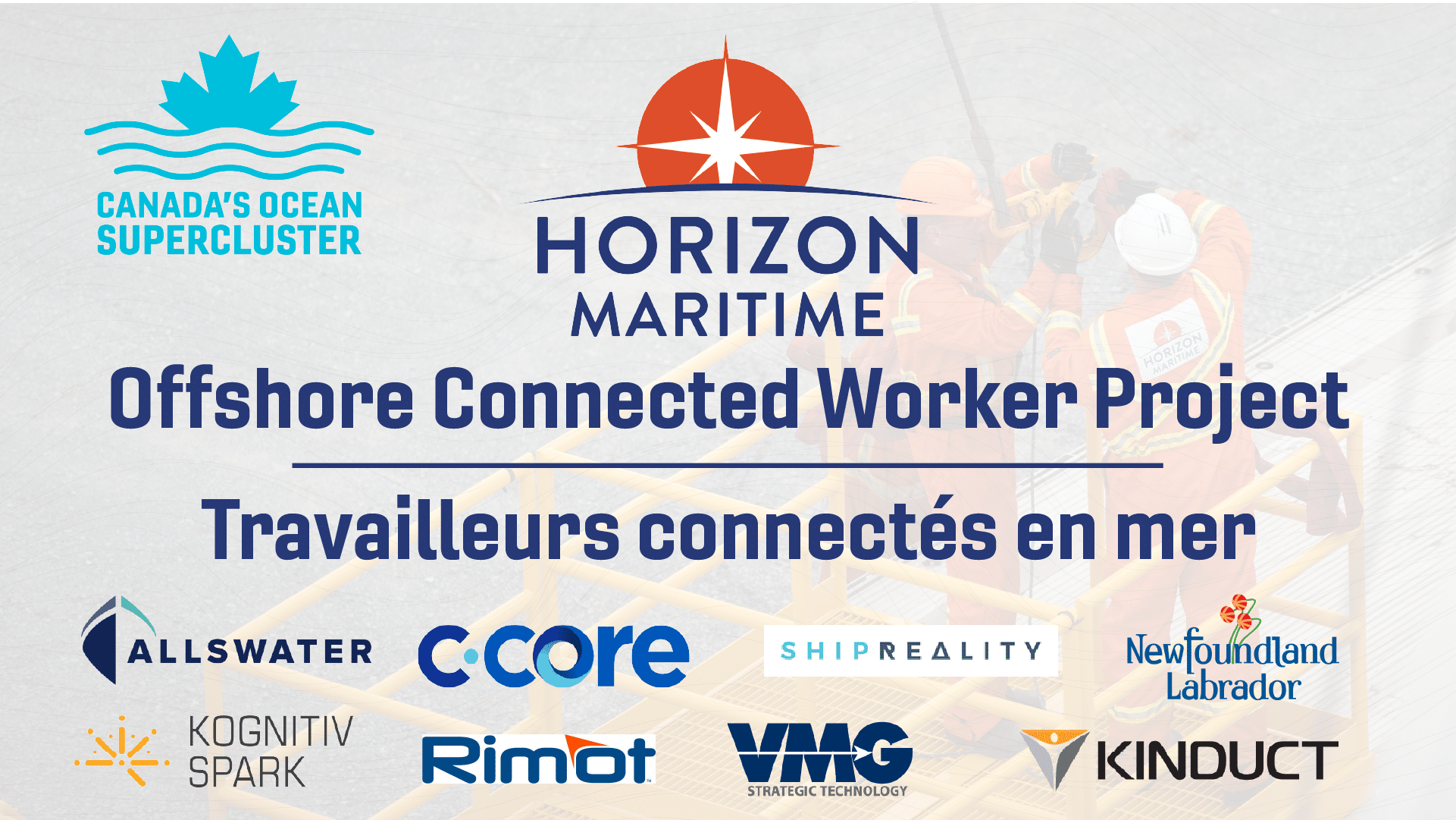 Today, Canada’s Ocean Supercluster announced two new projects led from Newfoundland and Labrador including the $3.1M Offshore Connected Worker Project. The project will implement the Connected Worker (CW) technologies in remote offshore operations, reducing risk and adding value to ocean companies.