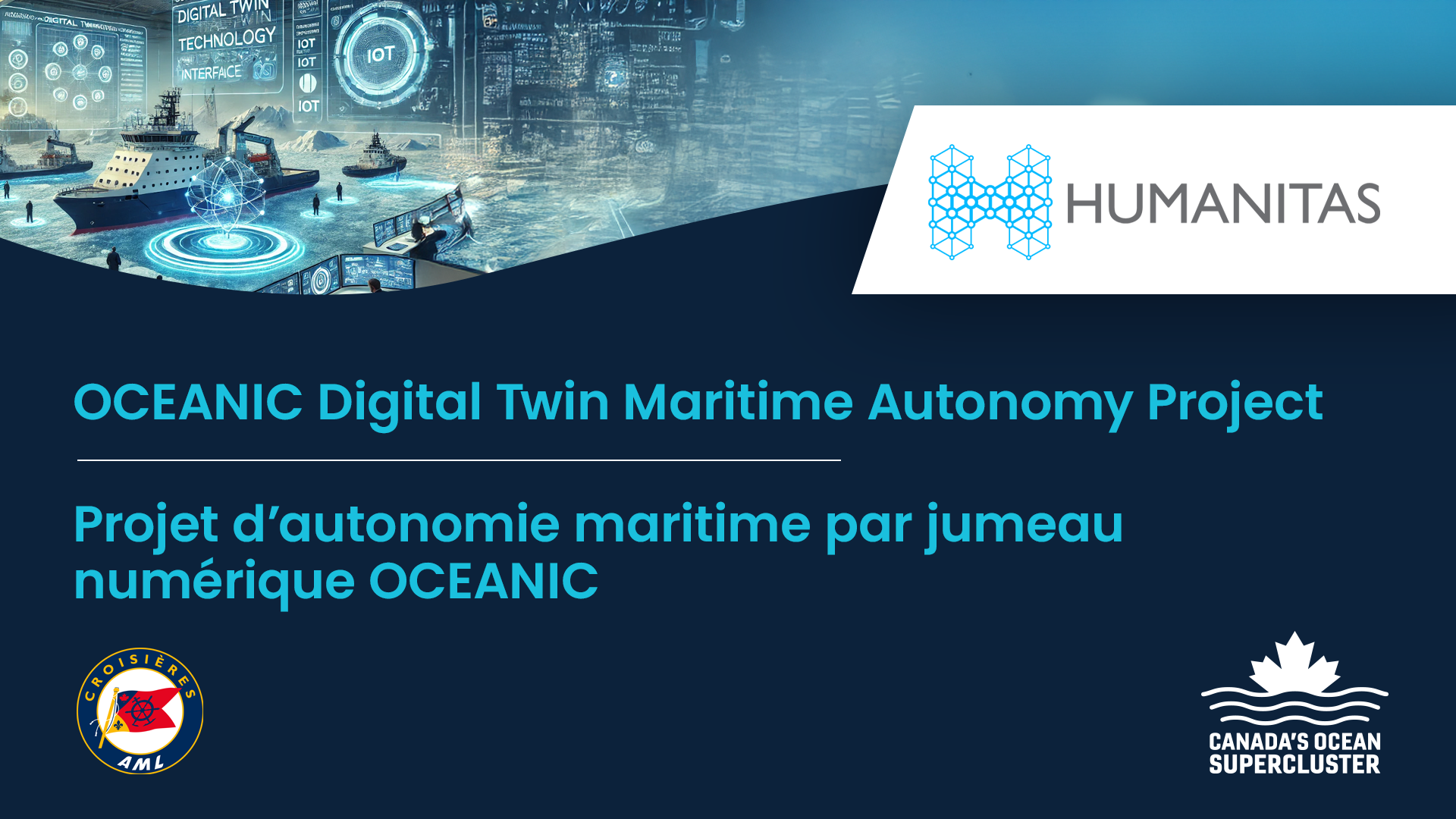 Canada’s Ocean Supercluster Announces $6M OCEANIC Digital Twin Maritime Autonomy Project