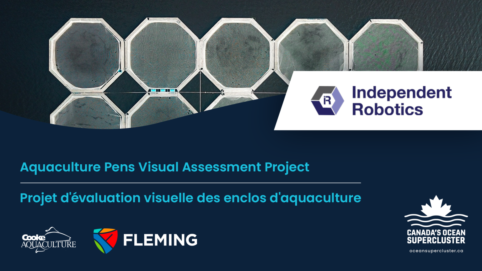 Canada’s Ocean Supercluster Announces Visual Assessment of Aquaculture Pens Project