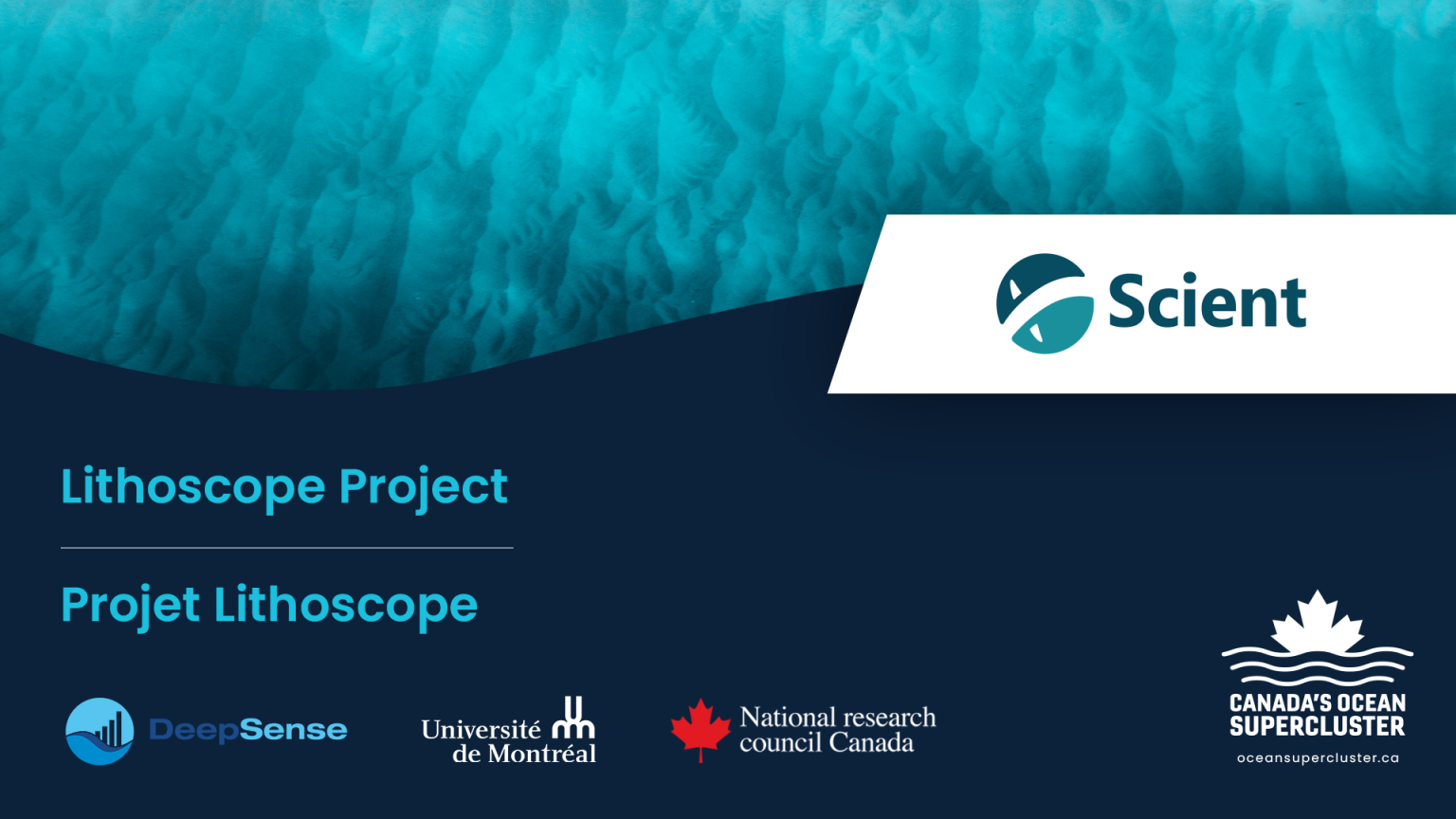 Canada’s Ocean Supercluster Funds Scient Analytics Inc.'s Lithoscope Project: Next generation of multi-modal sediment characterization solution
